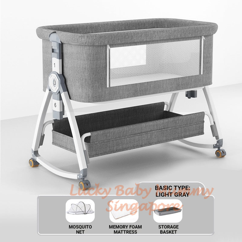 Rocking Baby Cot with Storage