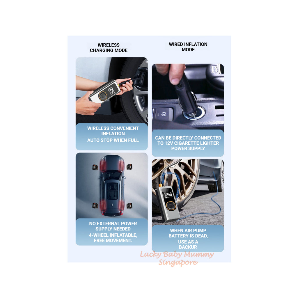 Portable Wireless Air Compressor Pump
