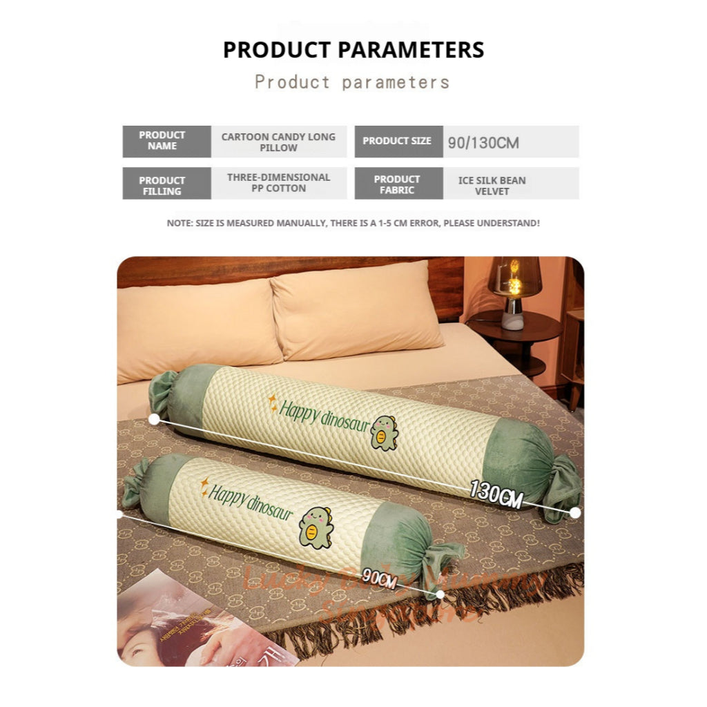 Ice Silk Candy Bolster Pillow