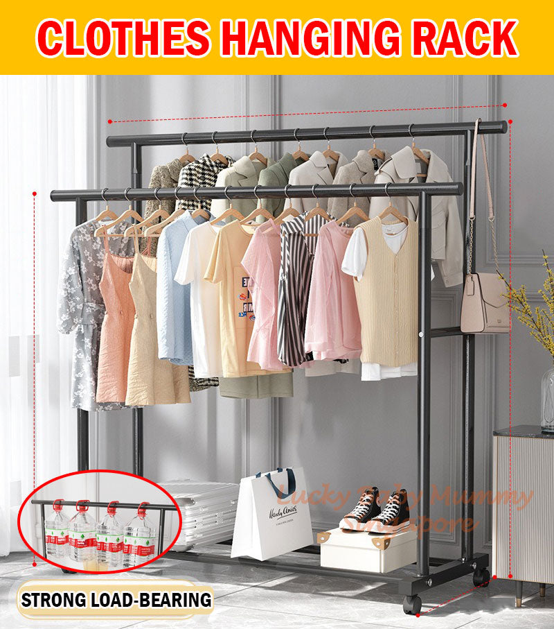 Durable Lightweight 1.5m Single and Double Clothes Drying and Laundry Rack