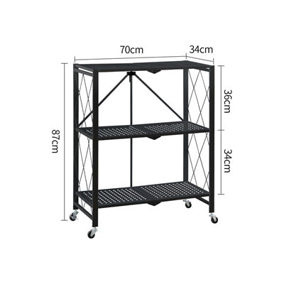 【Non-installation】Foldable Storage Rack / Shelf