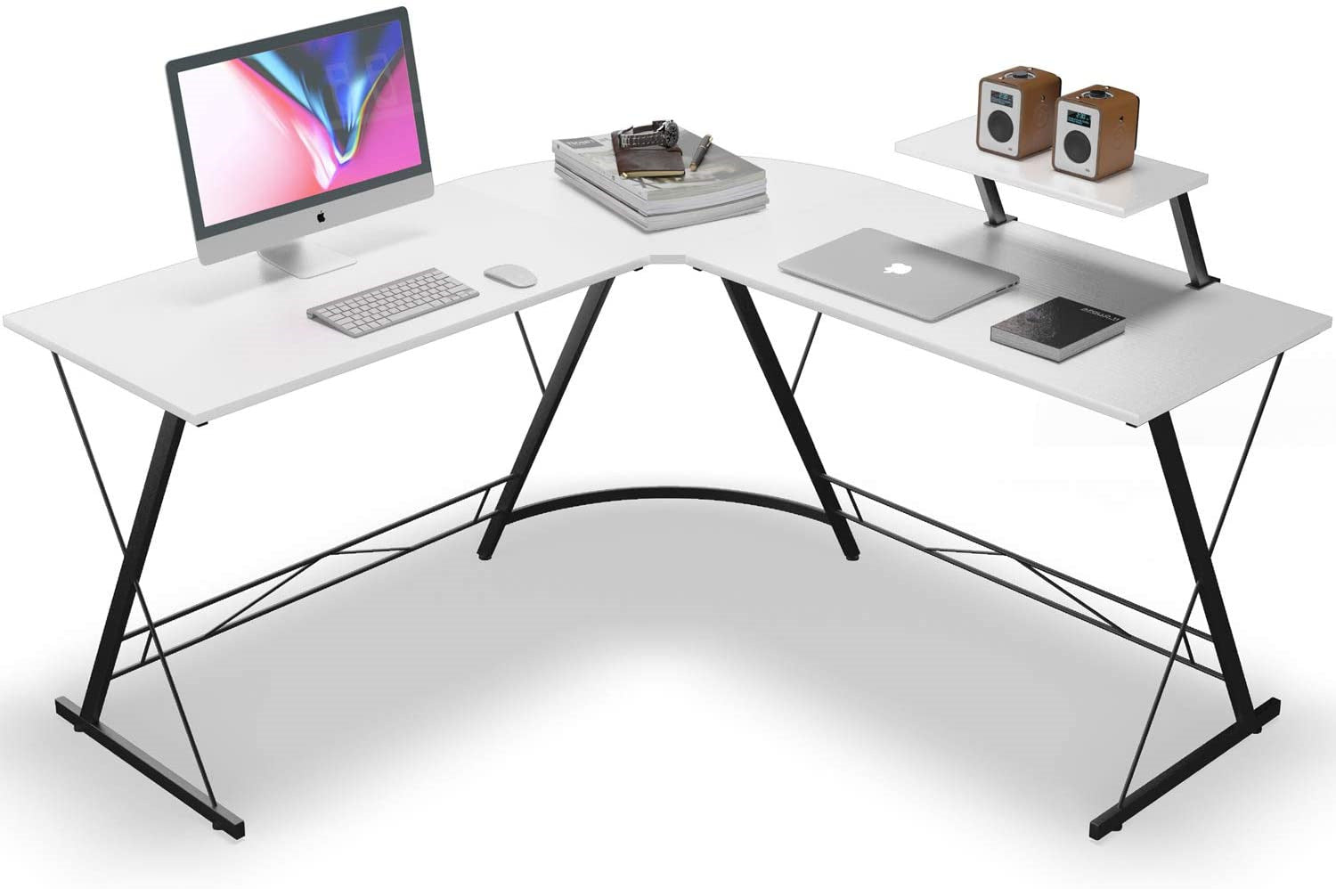 Corner L Shape Computer Study Table