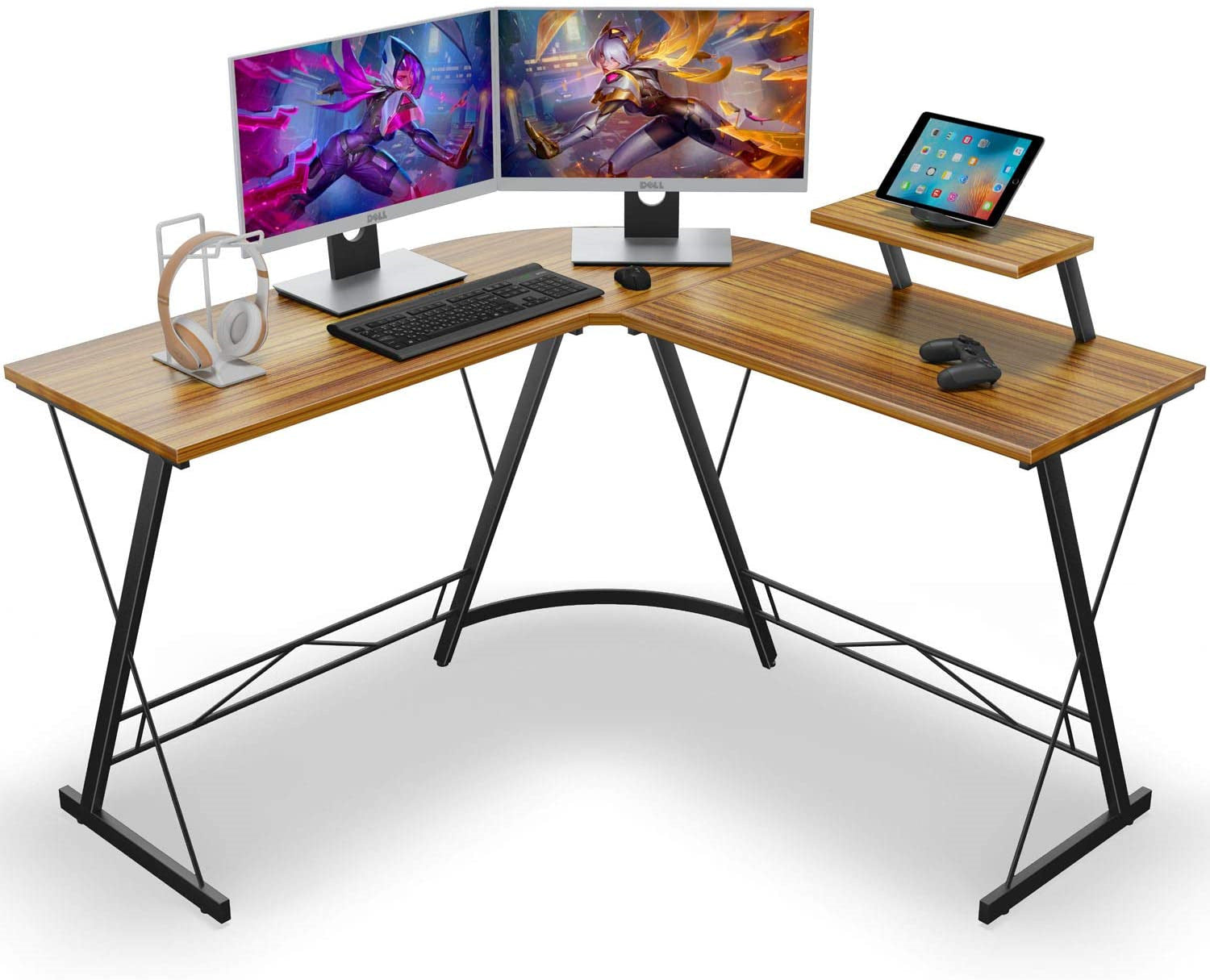 Corner L Shape Computer Study Table