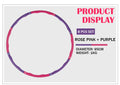 8pcs Pink +Purple