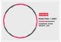 8pcs Pink + Grey