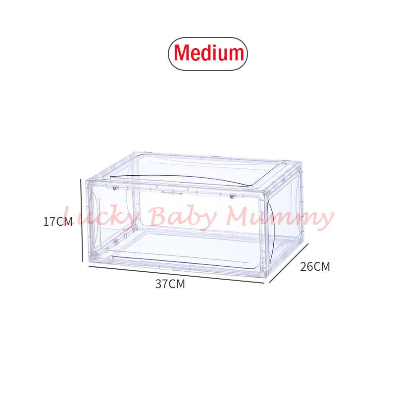 Transparent PP Plastic Shoes Box