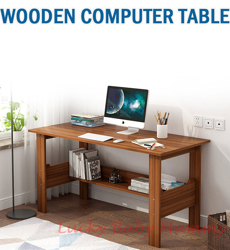 All Wood Computer Table