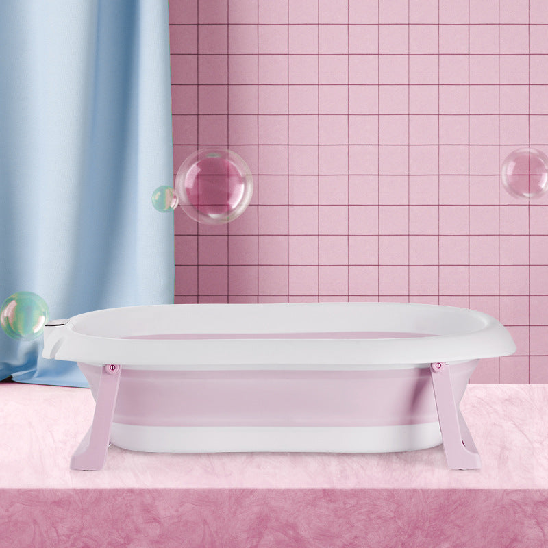 Foldable Baby Bathtub With Thermometer